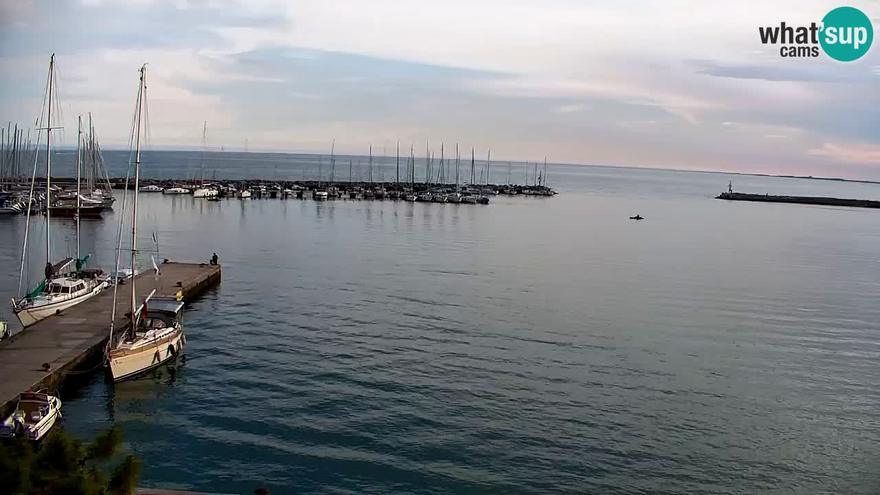 Webcam Sistiana – Blick auf Marina und Bucht