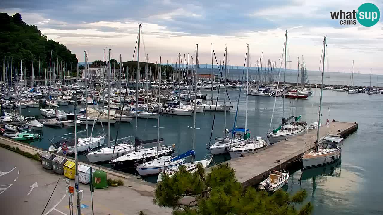 Webcam Sistiana – Blick auf Marina und Bucht