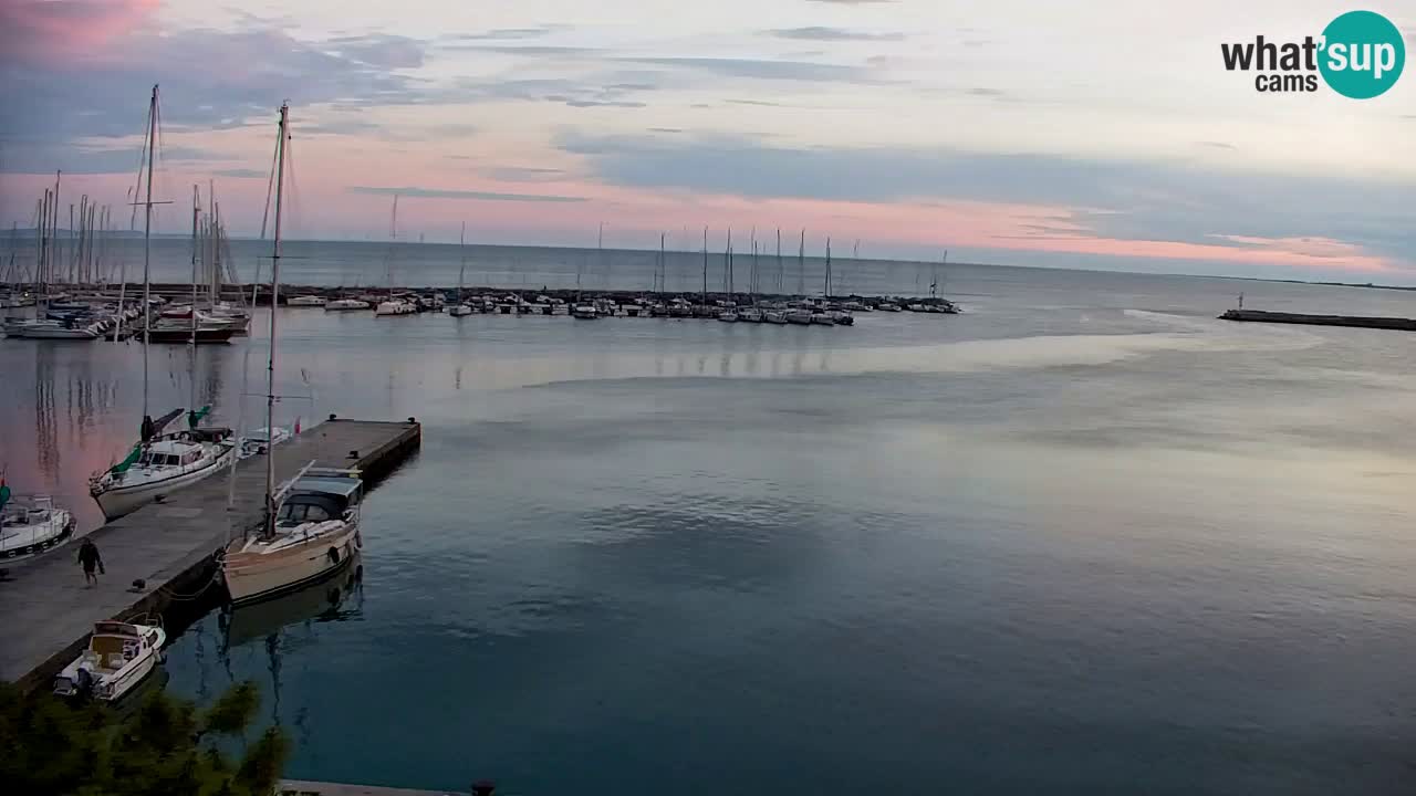 Webcam Sistiana – Vue sur la marina et la baie