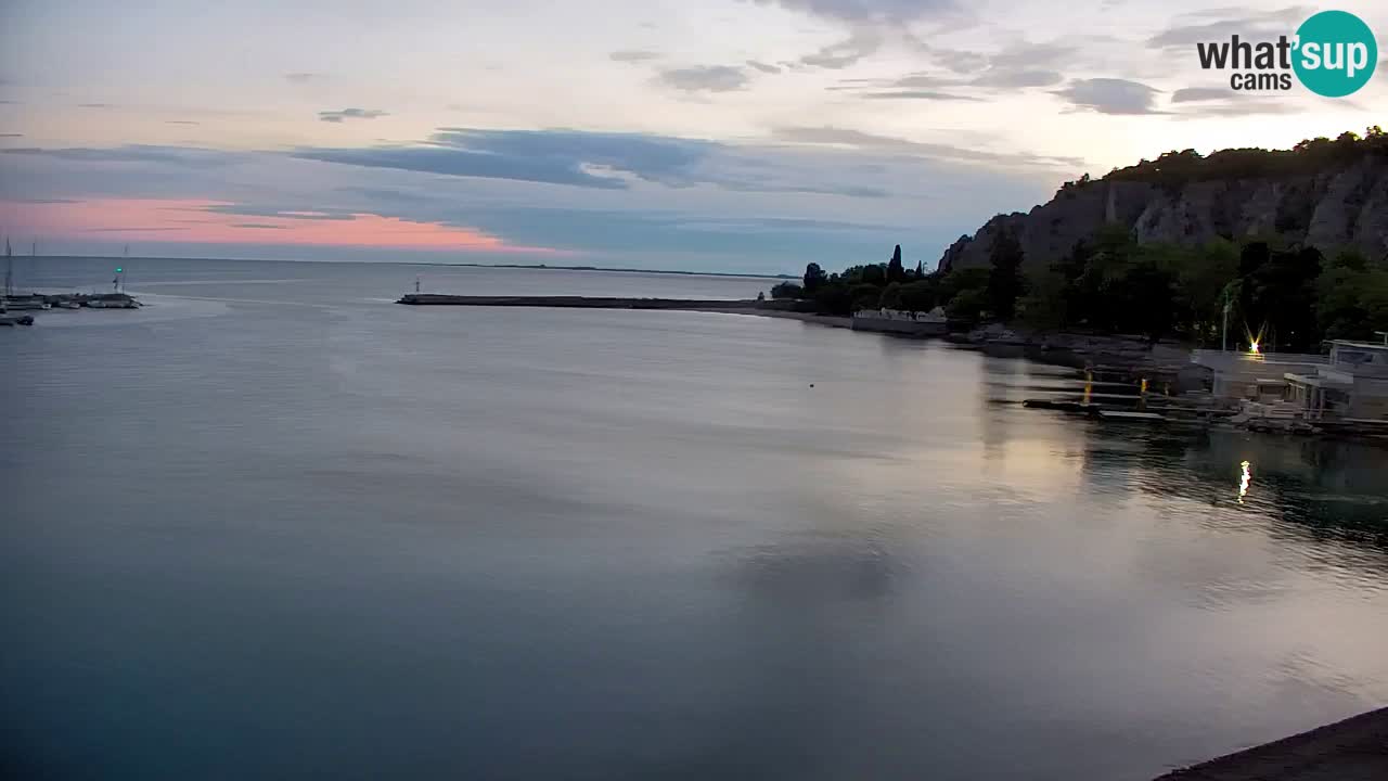 Webcam Sistiana – Vista sulla marina e sulla baia