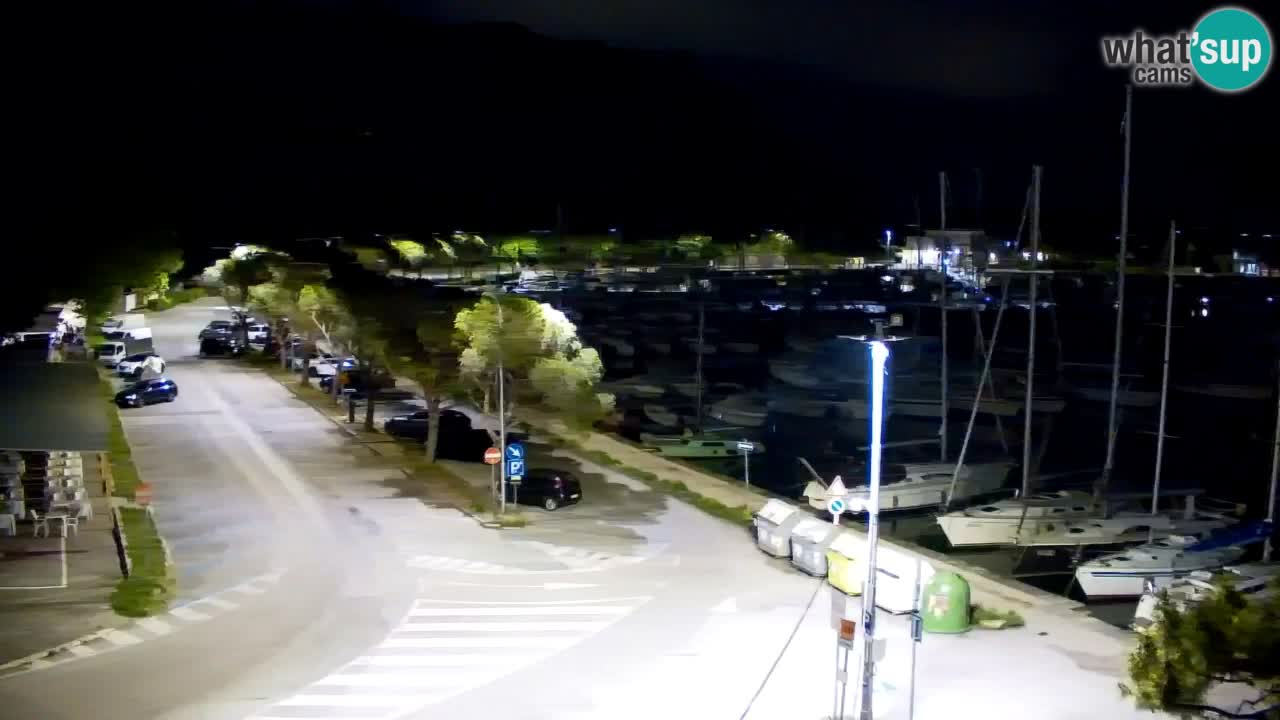 Webcam Sistiana – Vue sur la marina et la baie