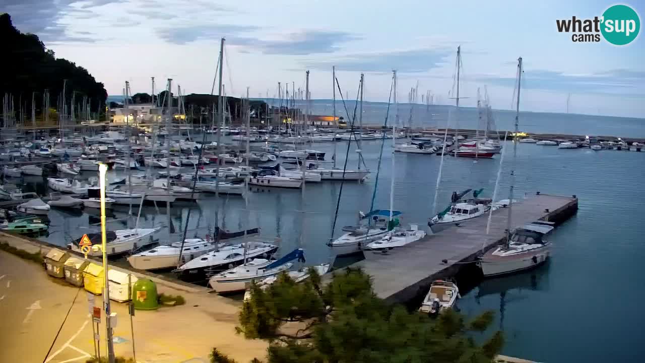 Webcam Sistiana – Blick auf Marina und Bucht