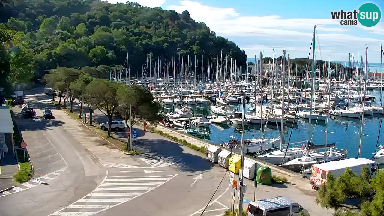 Webcam Sistiana – Vue sur la marina et la baie