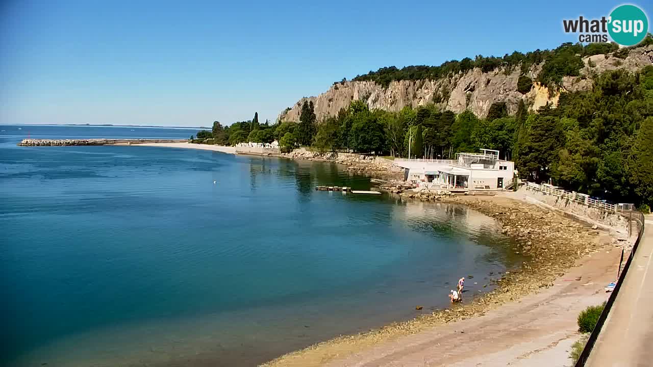 Webcam Sistiana – Pogled na marinu i zaljev