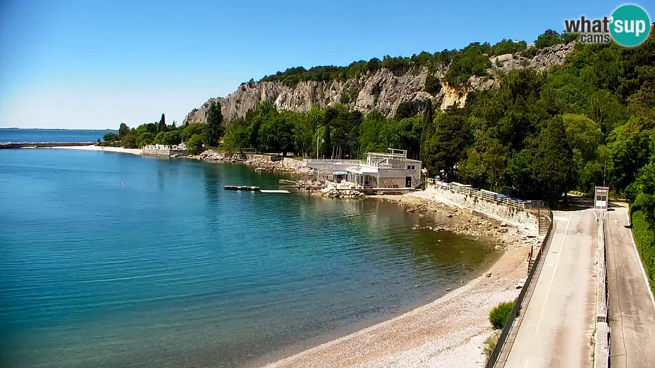Webcam Sistiana – Vista sulla marina e sulla baia