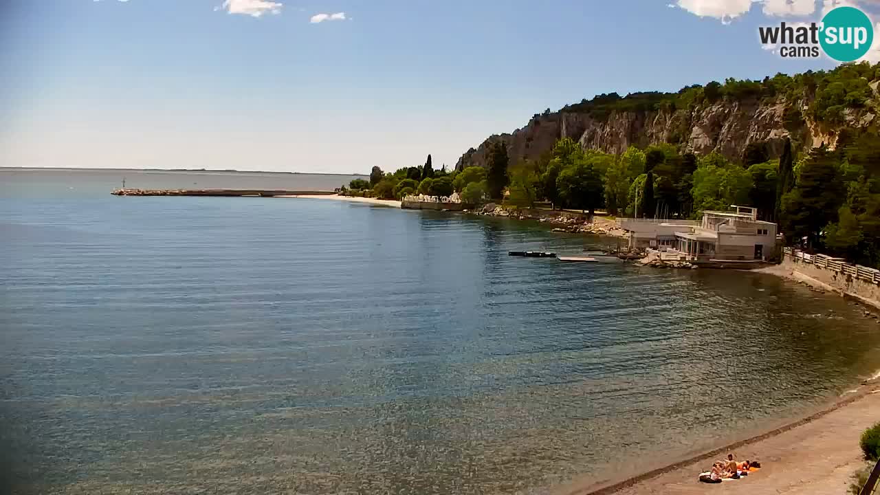 Webcam Sistiana – Pogled na marinu i zaljev