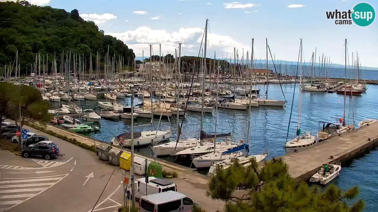 Webcam Sistiana – Blick auf Marina und Bucht