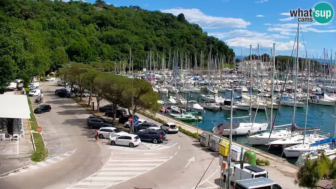 Webcam Sistiana – Blick auf Marina und Bucht