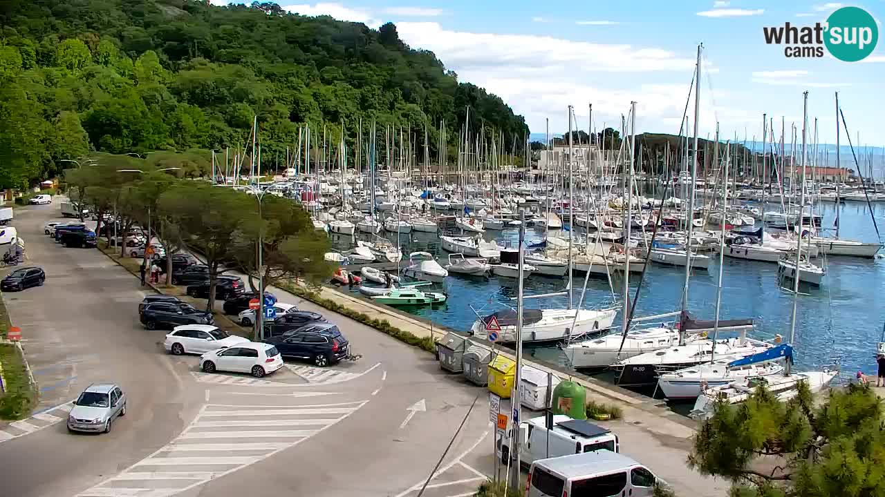 Webcam Sistiana – Vista sulla marina e sulla baia
