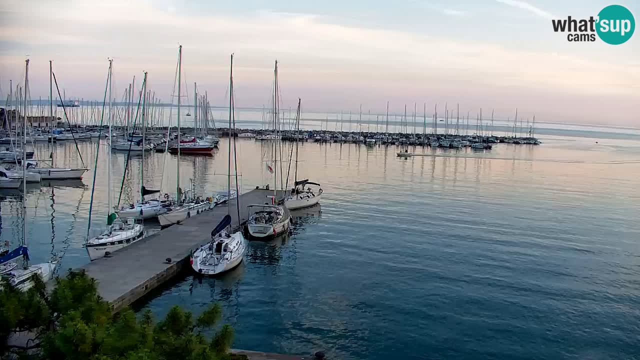 Webcam Sistiana – Blick auf Marina und Bucht