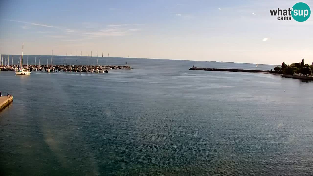 Webcam Sistiana – Vue sur la marina et la baie