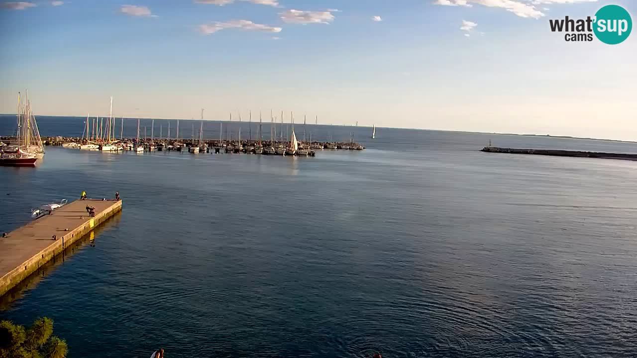 Webcam Sistiana – Blick auf Marina und Bucht