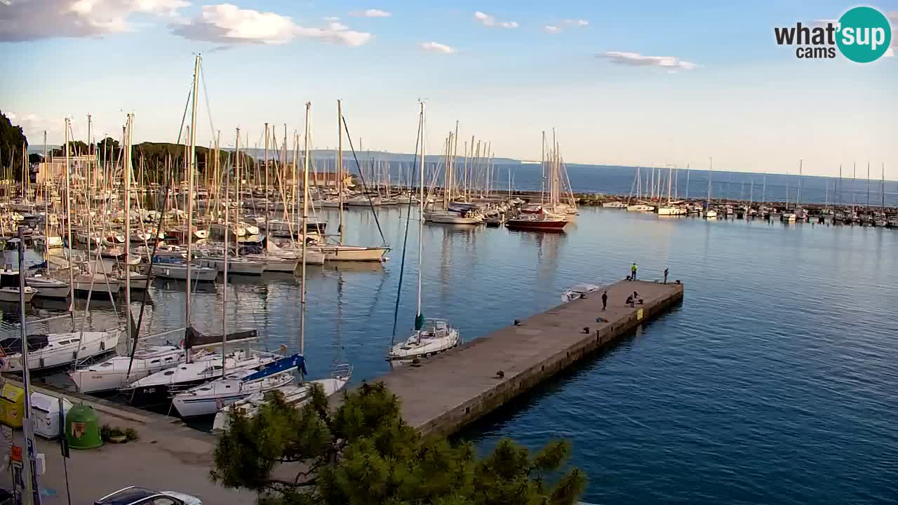 Webcam Sistiana – Blick auf Marina und Bucht