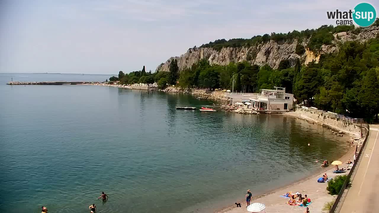 Webcam Sistiana – Vista sobre la marina y la bahía
