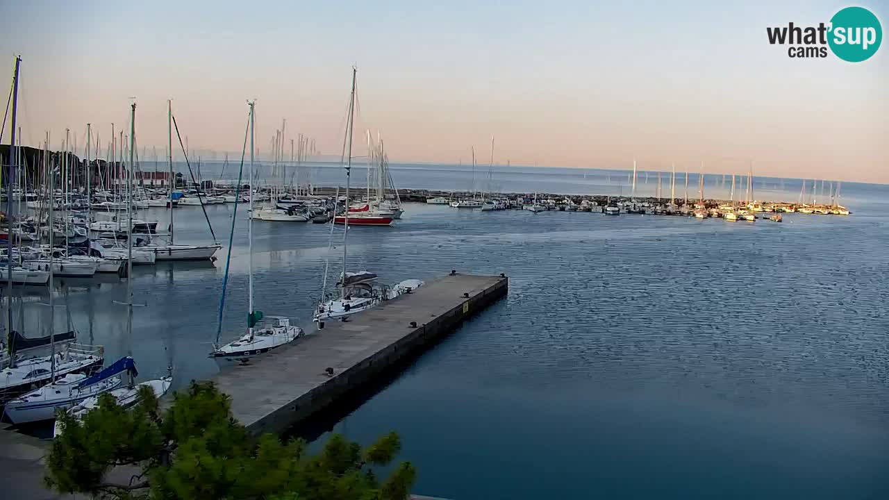 Webcam Sistiana – Blick auf Marina und Bucht