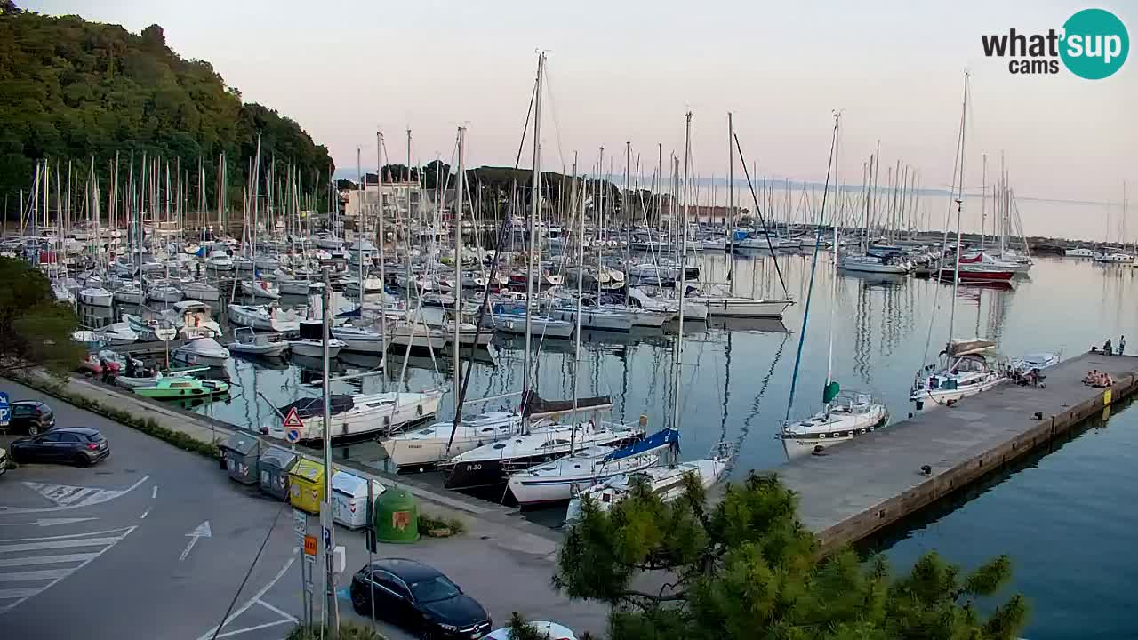 Webcam Sistiana – Vista sobre la marina y la bahía