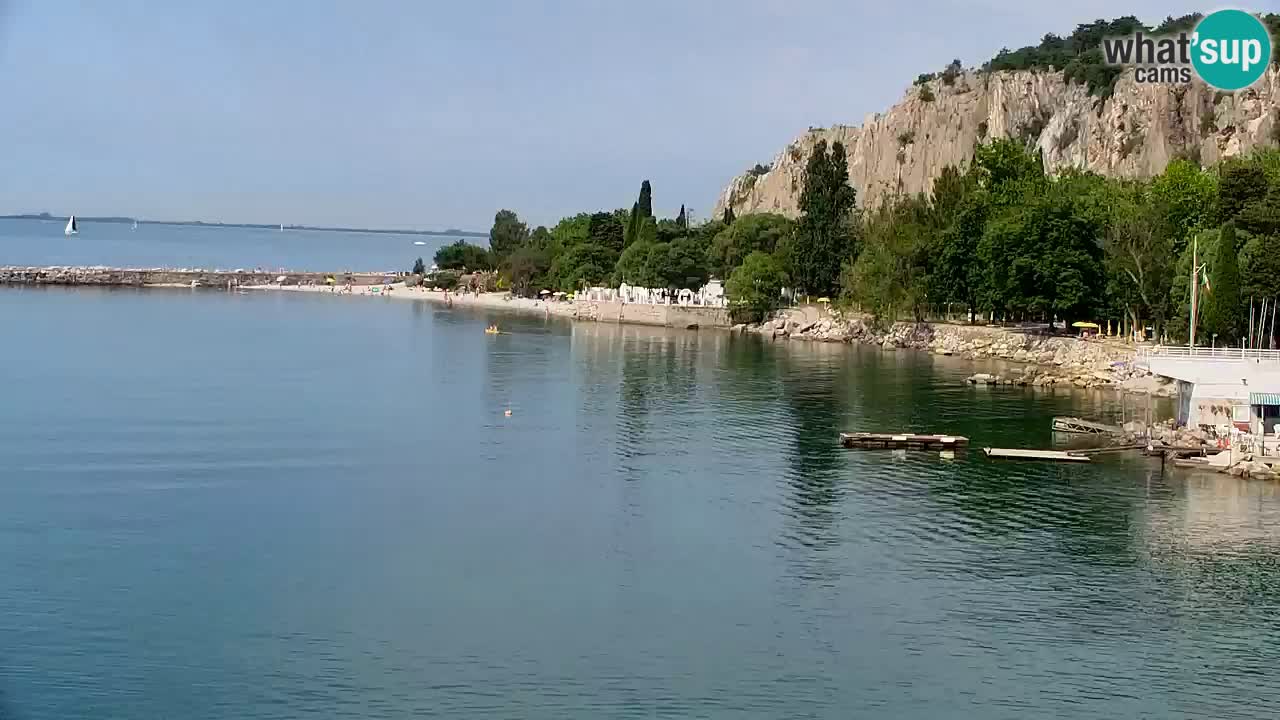 Webcam Sistiana – Vista sulla marina e sulla baia
