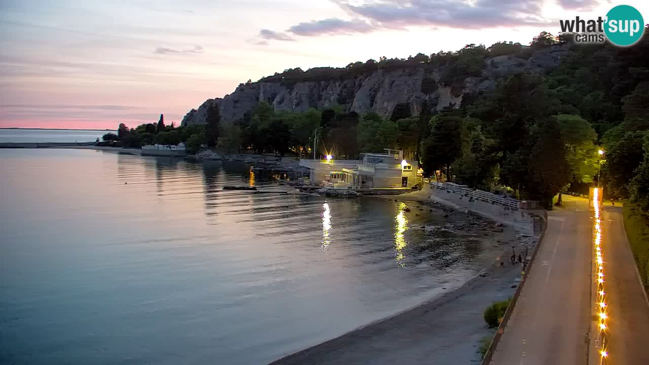 Webcam Sistiana – Blick auf Marina und Bucht