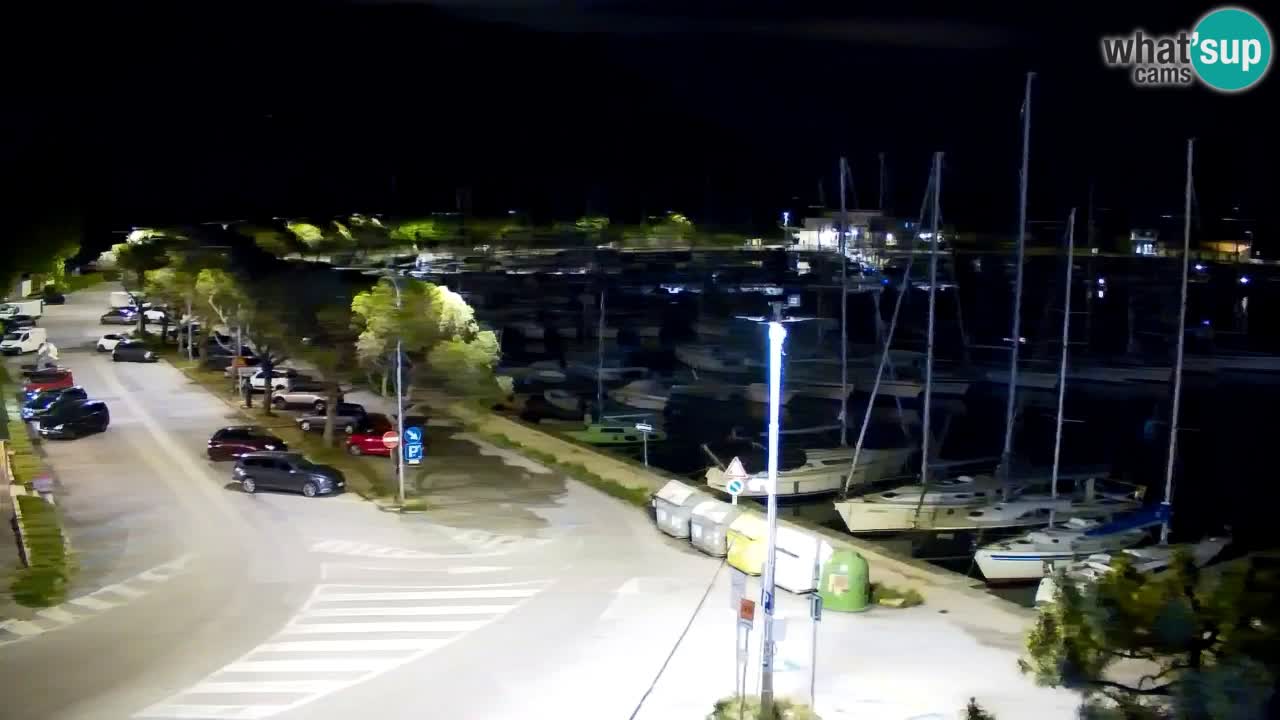 Webcam Sistiana – Vue sur la marina et la baie