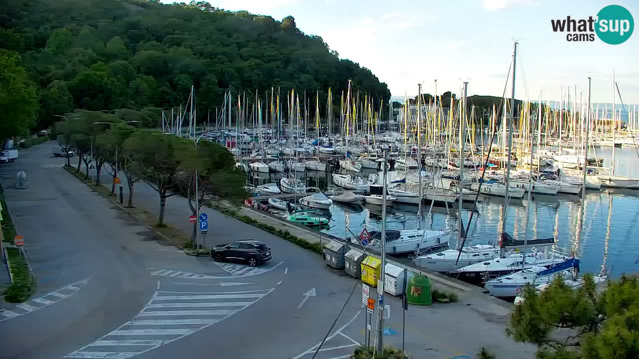 Webcam Sistiana – Vista sobre la marina y la bahía