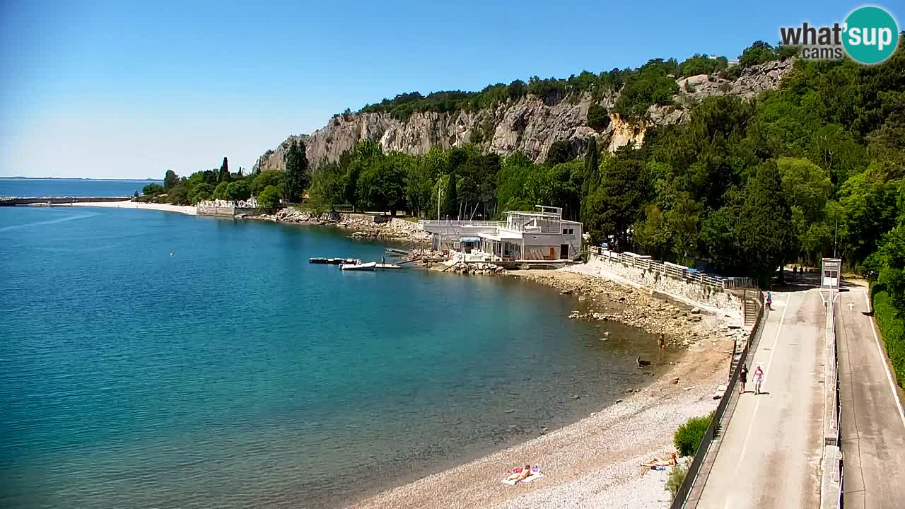 Webcam Sistiana – Pogled na marinu i zaljev