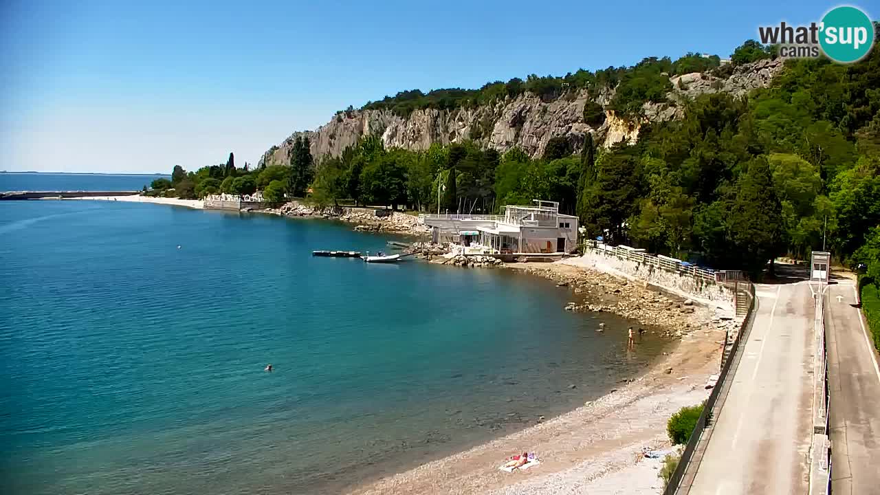 Webcam Sistiana – Pogled na marinu i zaljev