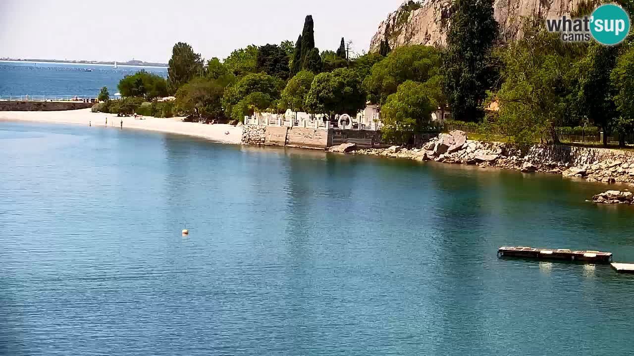 Spletna kamera Sesljan (Sistiana) – Pogled na marino in zaliv