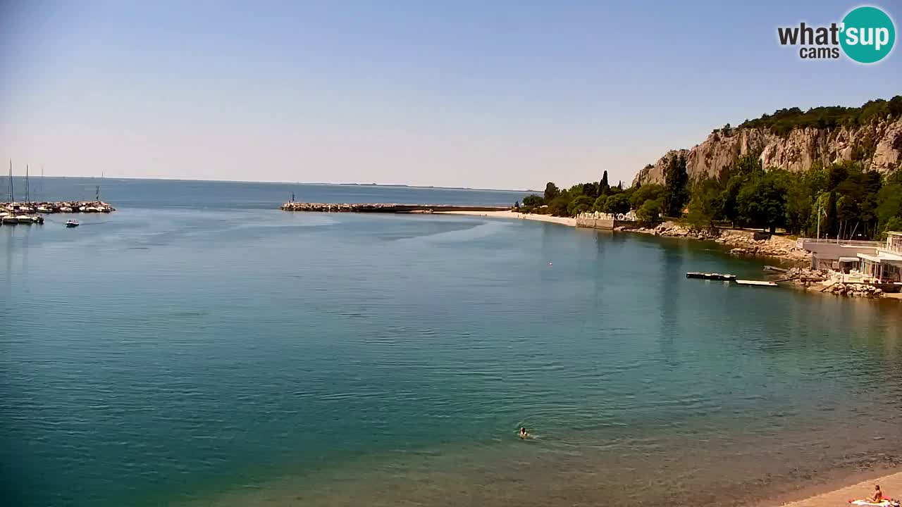 Webcam Sistiana – Vista sulla marina e sulla baia