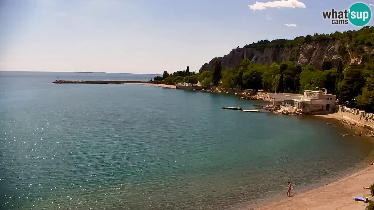Webcam Sistiana – Pogled na marinu i zaljev