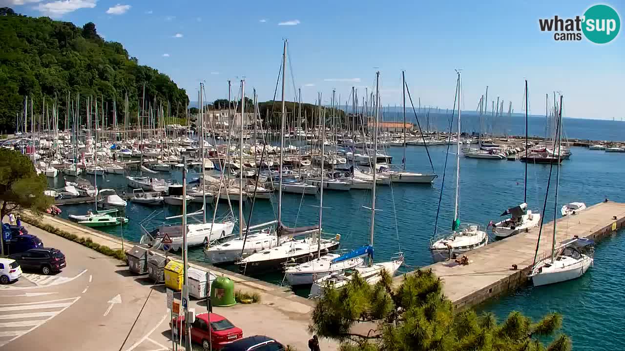 Webcam Sistiana – Blick auf Marina und Bucht