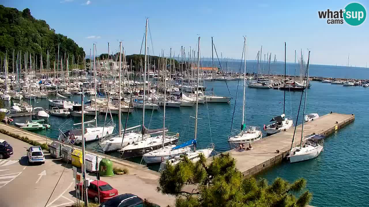 Webcam Sistiana – Vista sulla marina e sulla baia