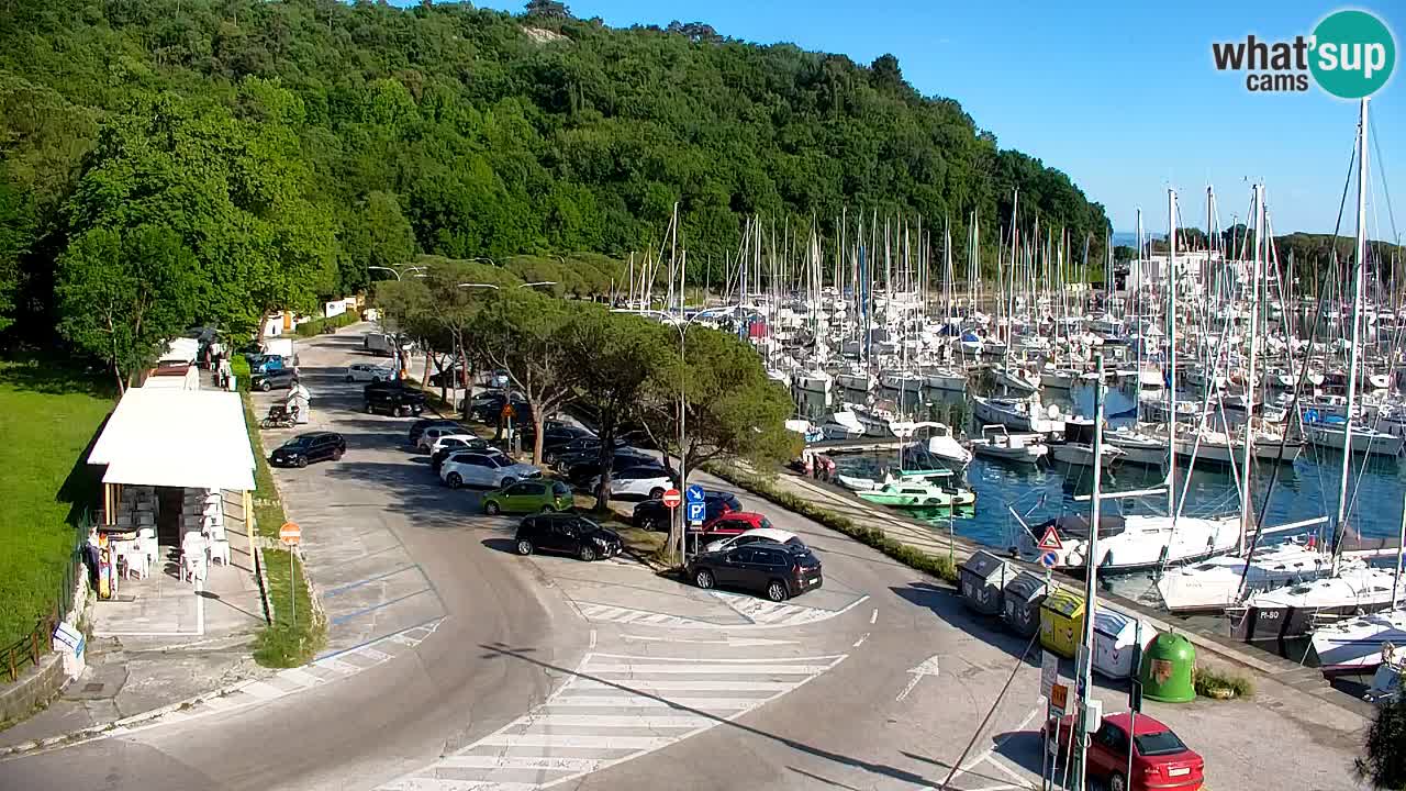 Webcam Sistiana – Blick auf Marina und Bucht