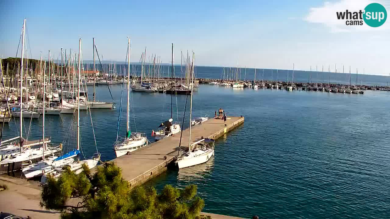Webcam Sistiana – Blick auf Marina und Bucht