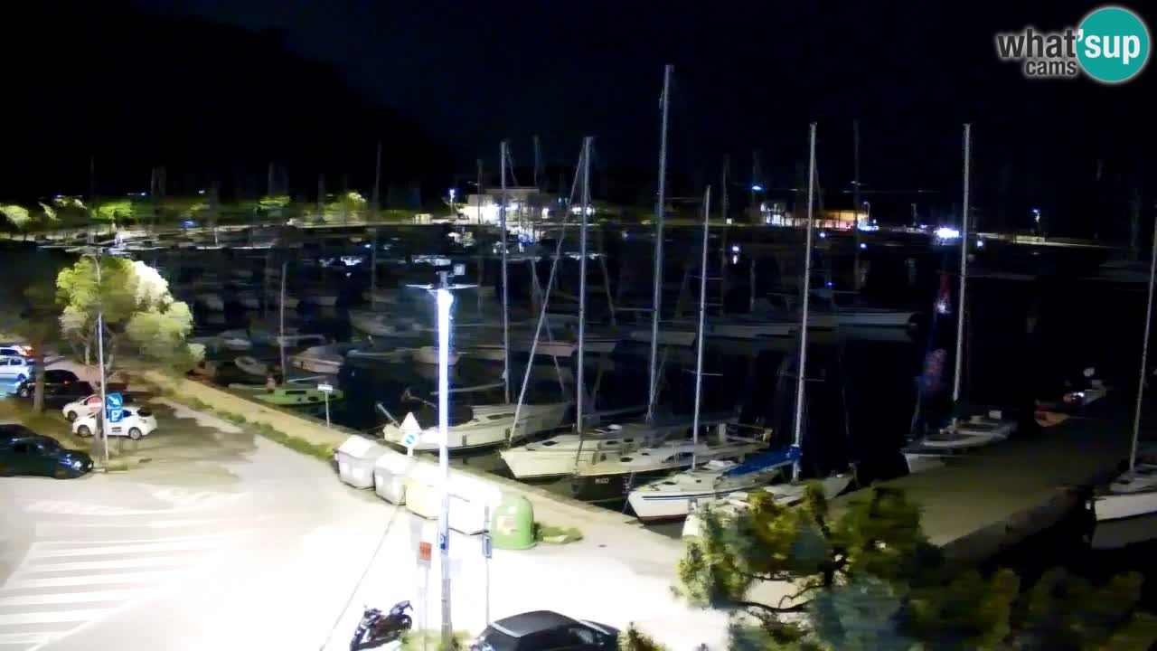 Webcam Sistiana – Vista sobre la marina y la bahía