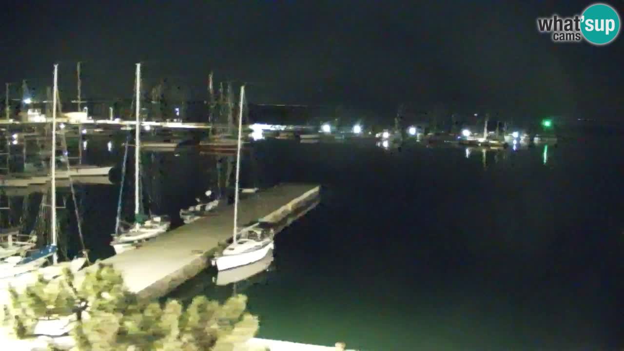 Webcam Sistiana – Pogled na marinu i zaljev