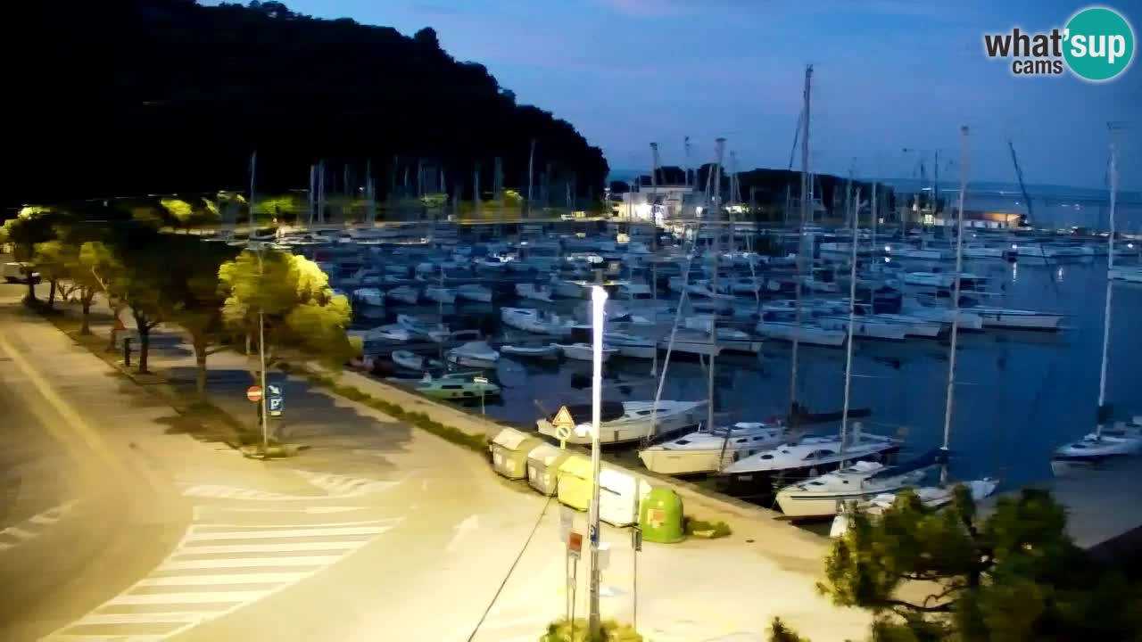 Webcam Sistiana – Blick auf Marina und Bucht