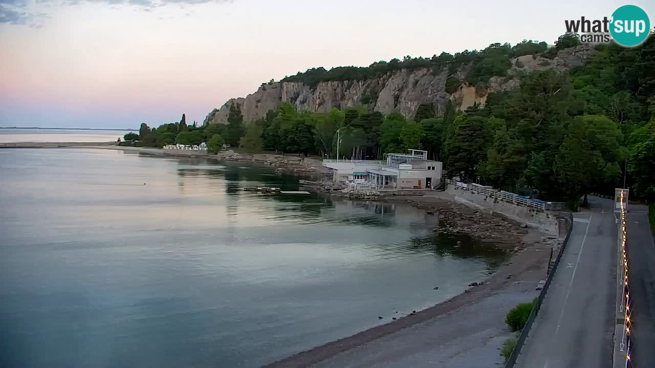 Webcam Sistiana – Vista sulla marina e sulla baia