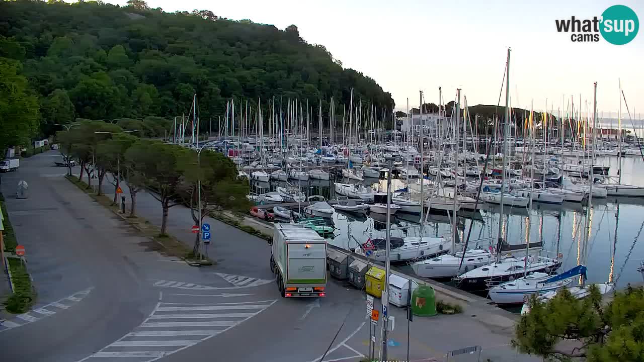 Webcam Sistiana – Vista sulla marina e sulla baia