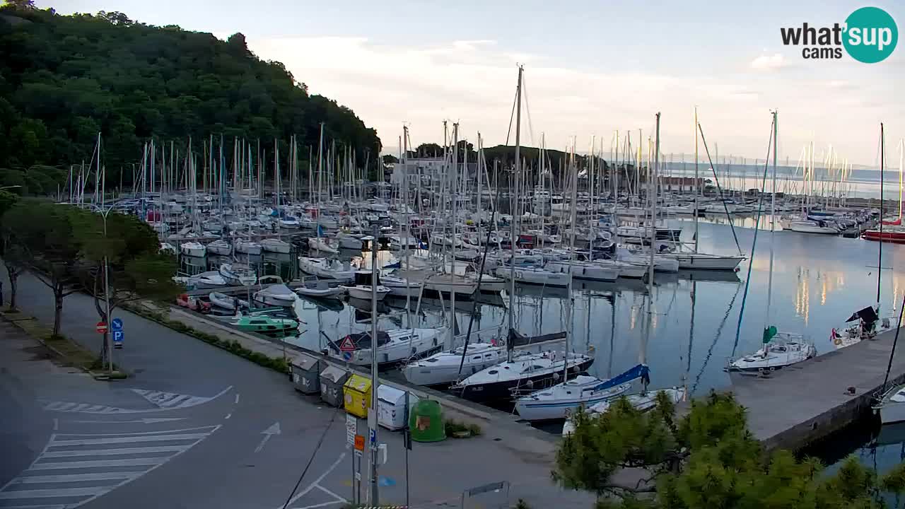 Webcam Sistiana – Vista sulla marina e sulla baia