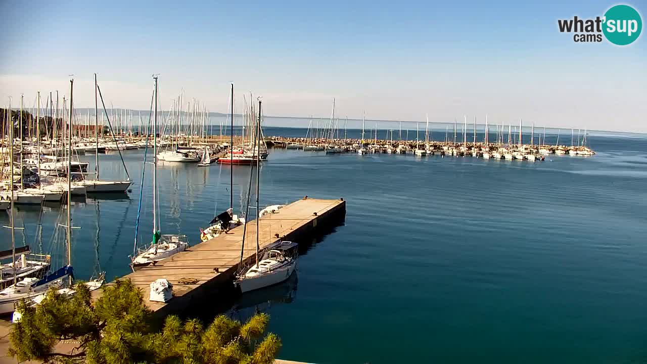 Webcam Sistiana – Blick auf Marina und Bucht