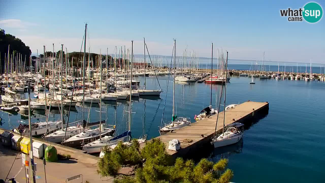 Webcam Sistiana – Blick auf Marina und Bucht