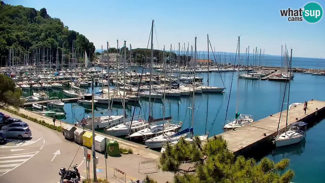 Webcam Sistiana – Vista sulla marina e sulla baia