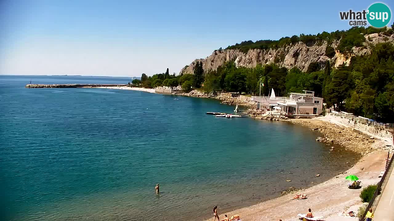 Webcam Sistiana – Pogled na marinu i zaljev