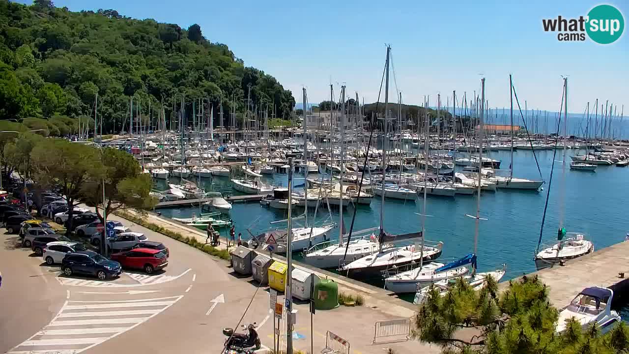 Webcam Sistiana – Blick auf Marina und Bucht