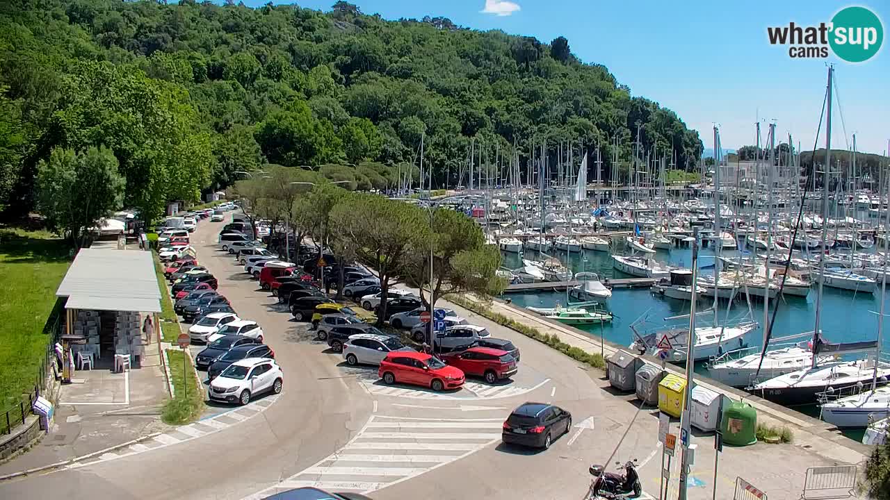 Webcam Sistiana – Blick auf Marina und Bucht