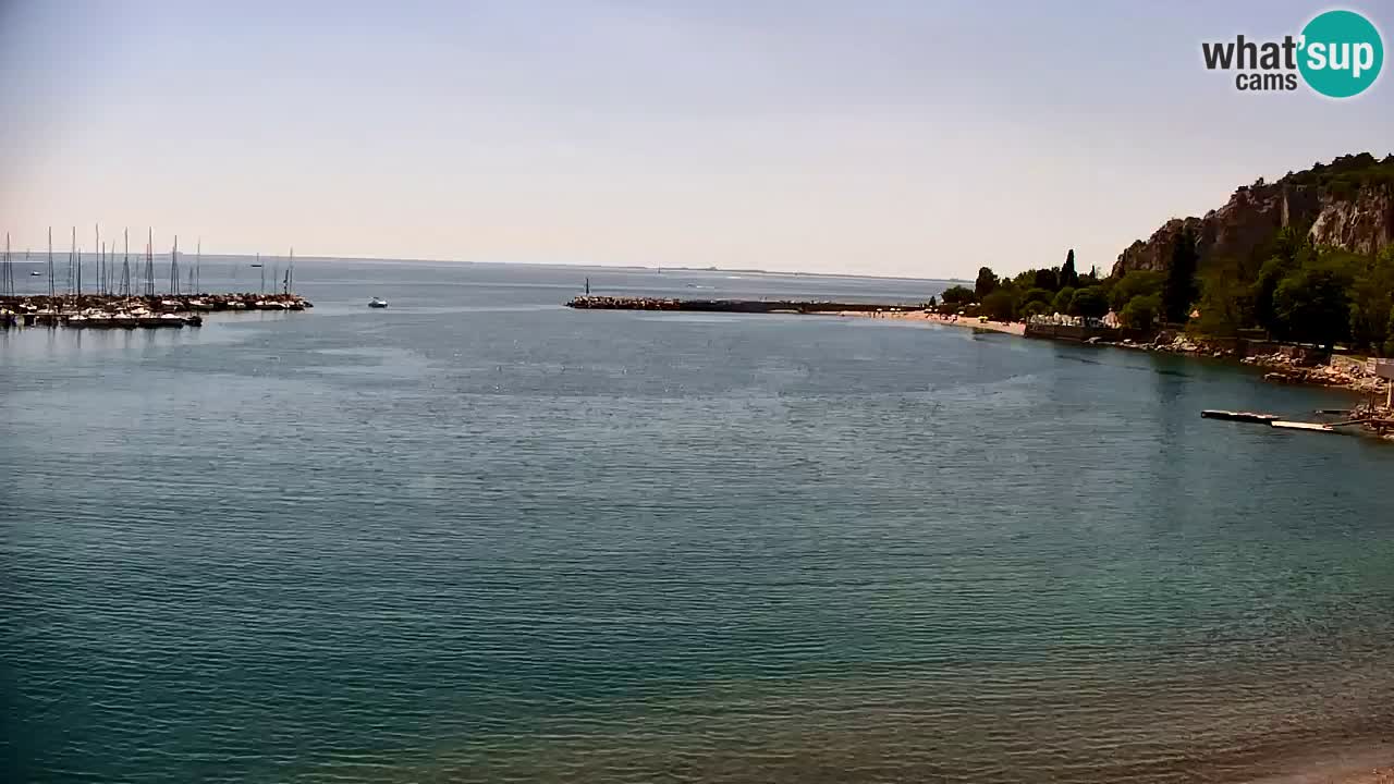 Webcam Sistiana – Blick auf Marina und Bucht