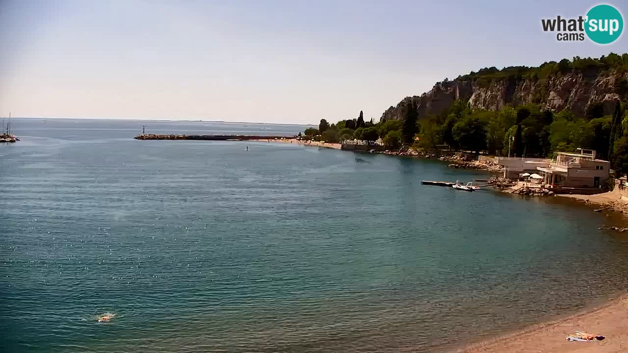 Webcam Sistiana – Blick auf Marina und Bucht