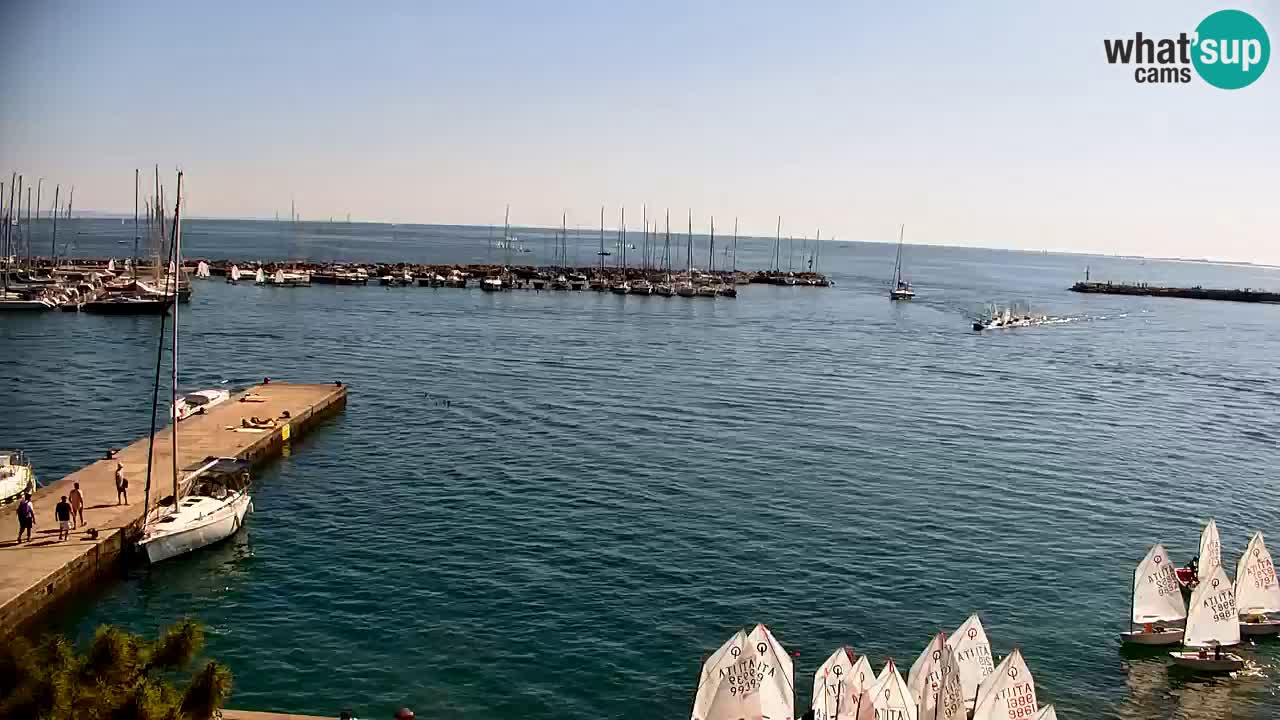 Webcam Sistiana – Vista sulla marina e sulla baia