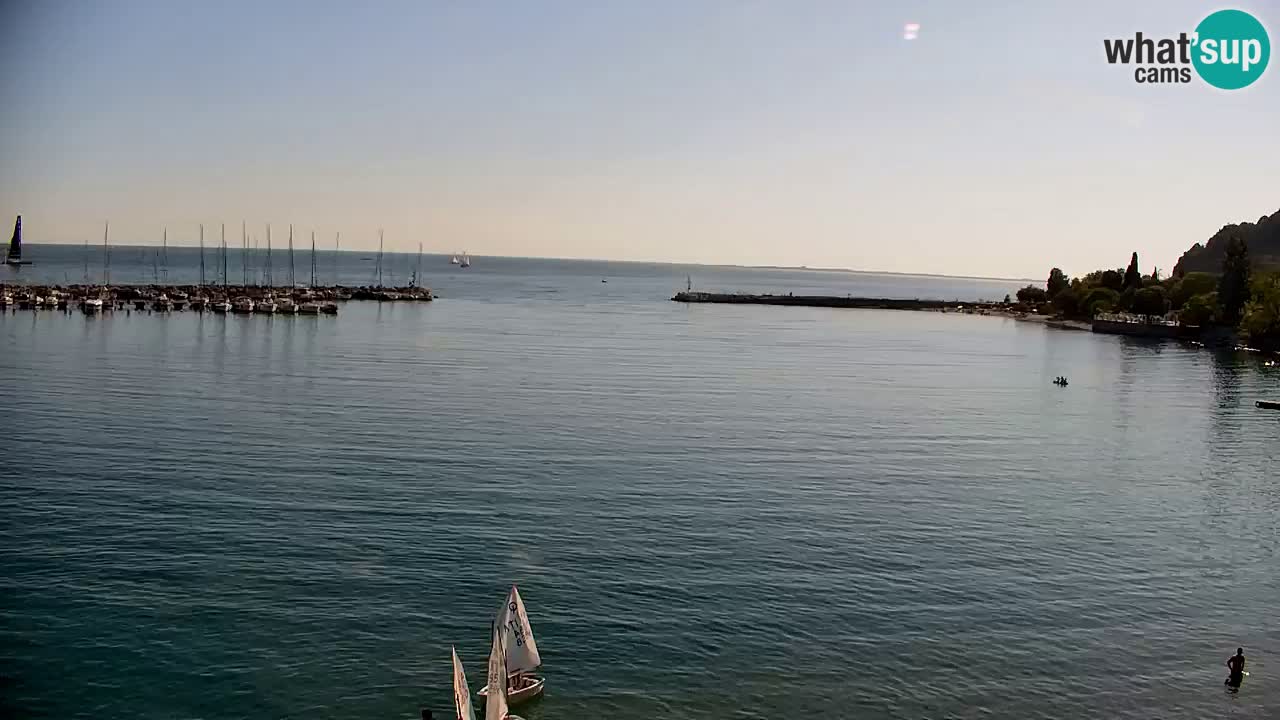 Webcam Sistiana – Blick auf Marina und Bucht