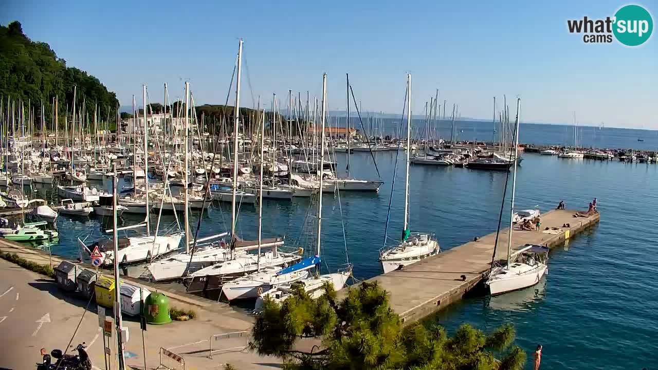 Webcam Sistiana – Blick auf Marina und Bucht